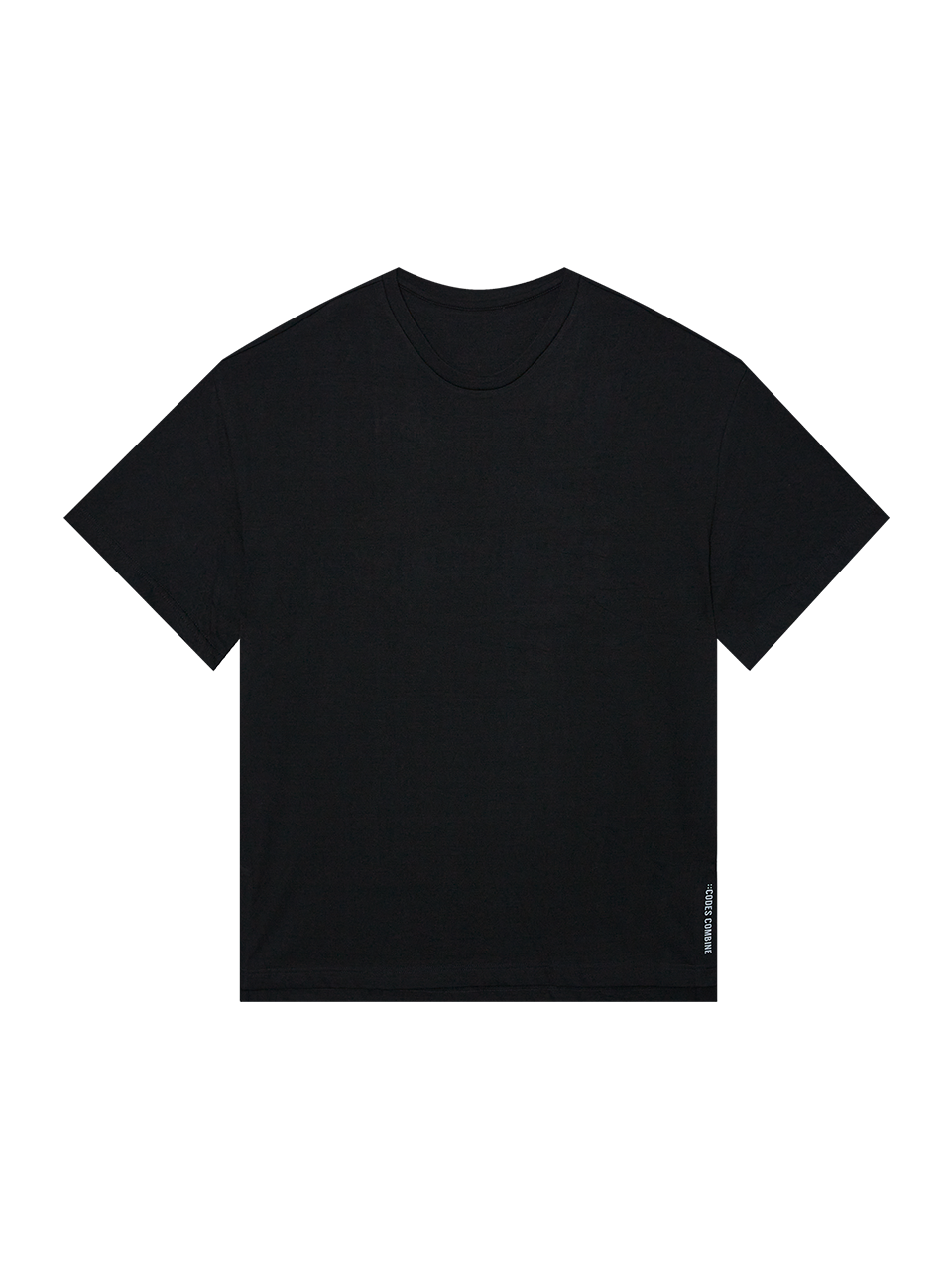 블랙 오버핏 티셔츠