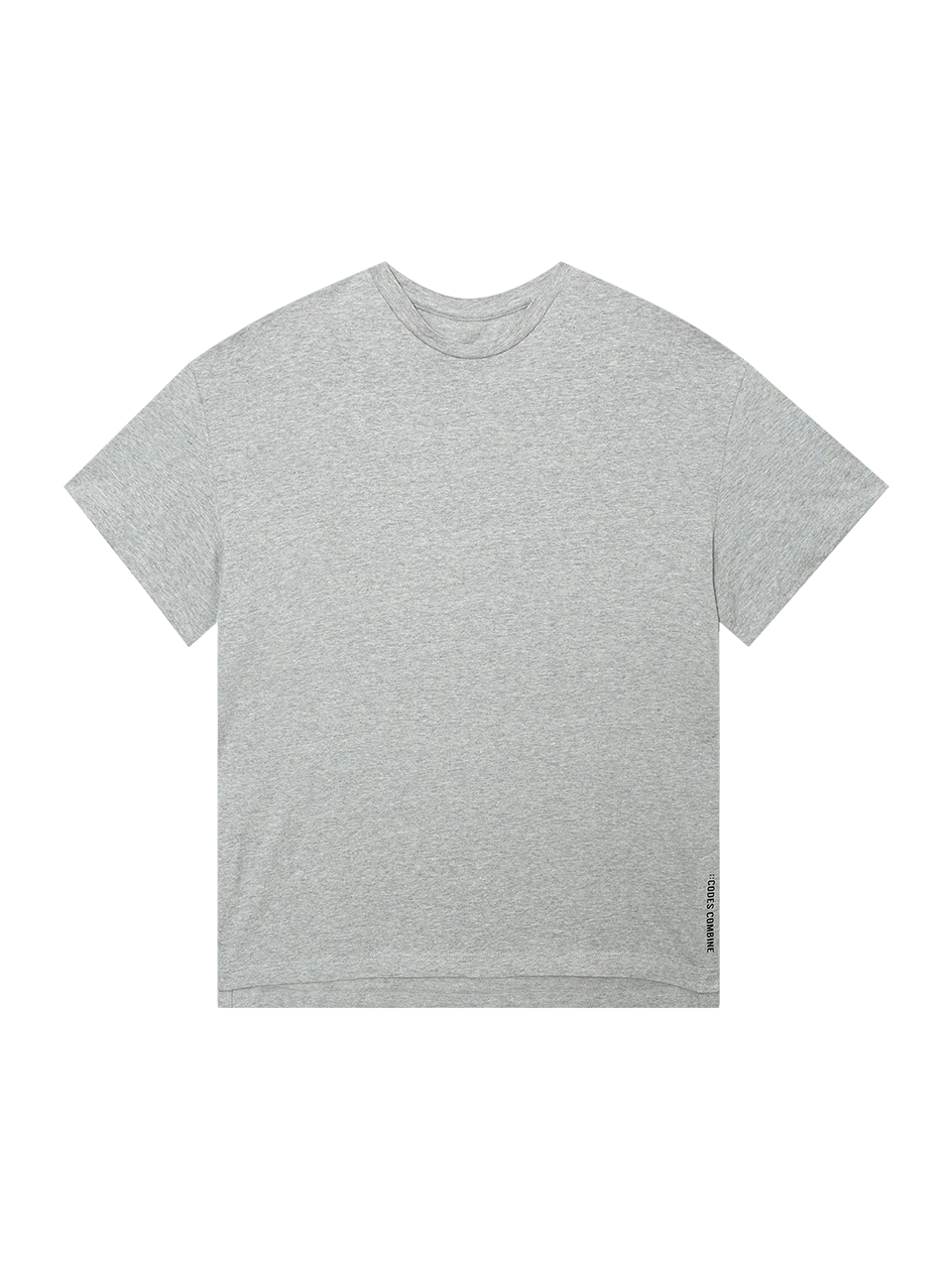 멜란지 그레이 오버핏 티셔츠
